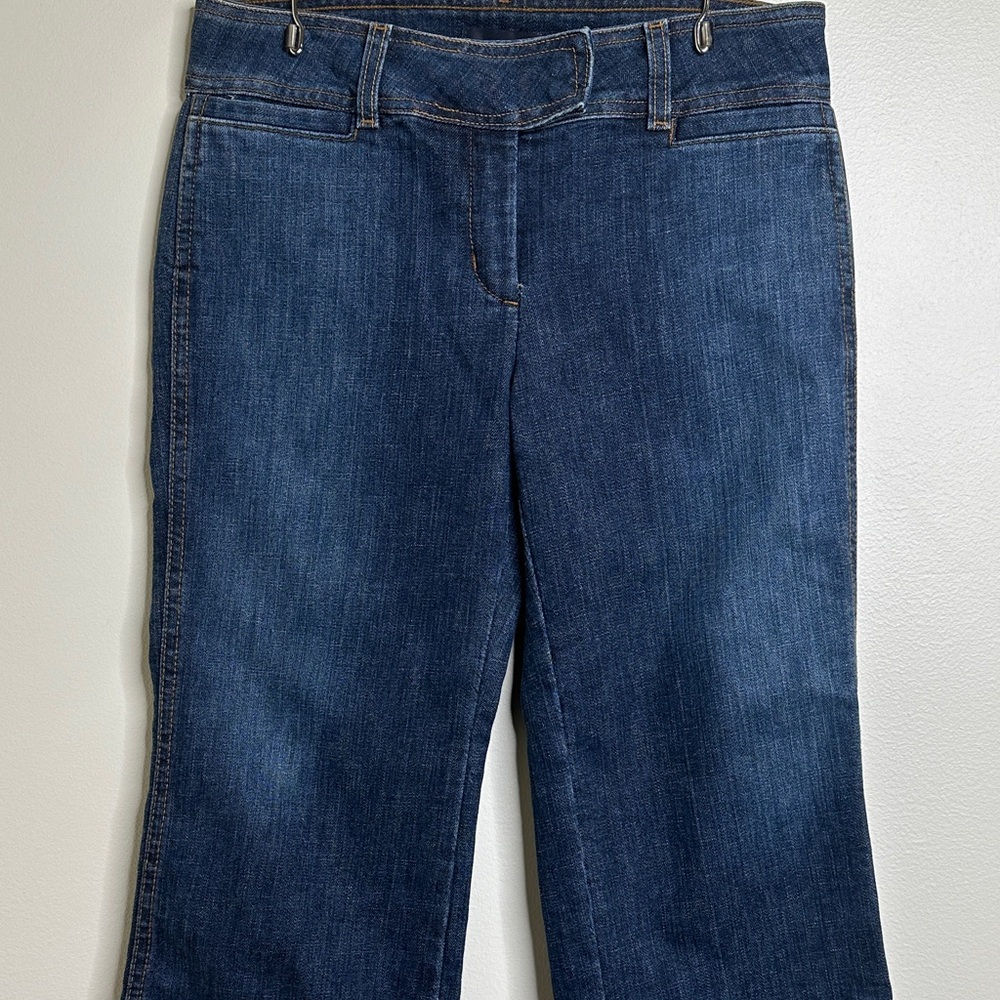 J. Crew Dark Blue Flare Jeans Style#59206 Size 2 Petite